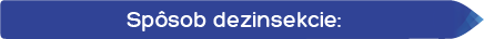 spôsob dezinsekcie